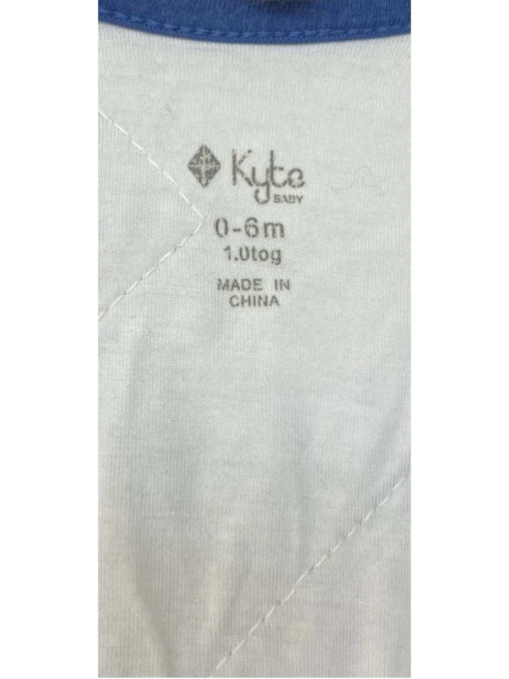 Kyte Baby Sleep Bag Royal Blue Size 0-6M 1 TOG Bamboo Sleep Sack